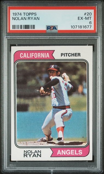 1974 Topps Nolan Ryan #20 PSA 6